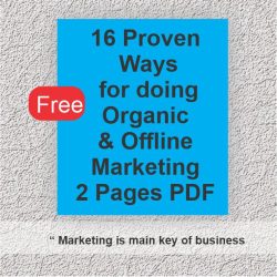 Organic & Offline Marketing Pdf